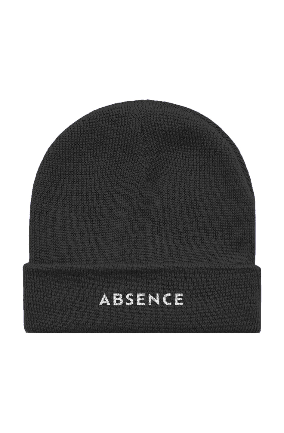 ABSENCE Cuff Embroidered Beanie